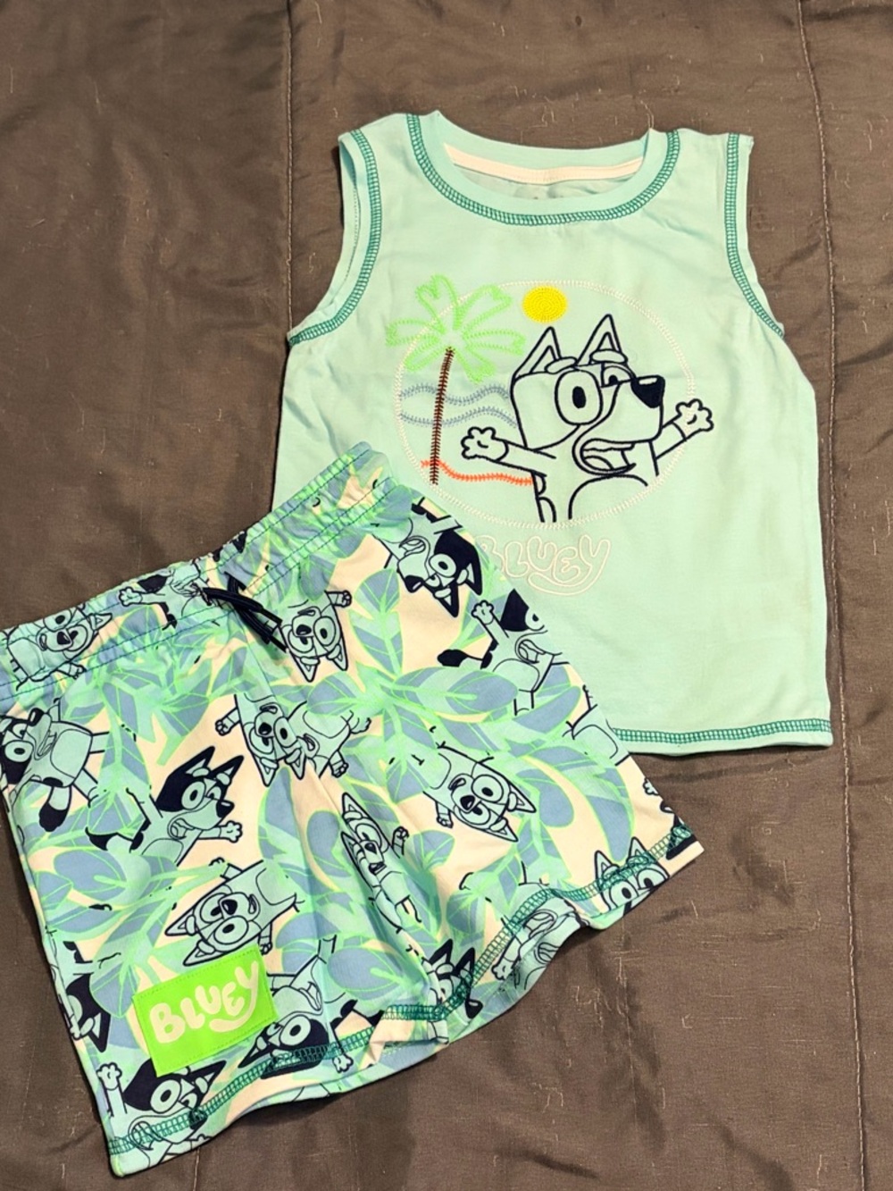 Bluey Toddler Boys Tank Top and Shorts Set(NWO tags) 2T